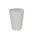 Conical Spot Table In White and Silver