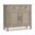 Connaught Solid Wood Entryway Storage Cabinet In Distressed Grey