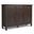 Connaught Solid Wood Wide Entryway Storage Cabinet In Chestnut Brown