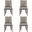 Connie Dining Chair Set of 4 In Taupe