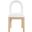 Conrad Linen Textured Fabric Dining Chair In Natural and Cream