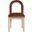 Conrad Velvet Dining Chair In Cognac and Natural
