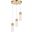 Constellation 3 Light Gold Led Pendant 5200D12G