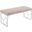 Constellation Bench In Beige and Silver