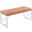 Constellation Bench In Camel/Chrome