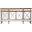 Contempo 72 Inch Mirrored Credenza In Gold