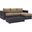 Convene Espresso Mocha 3 Piece Outdoor Patio Sofa Set EEI-2178-EXP-MOC-SET