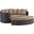 Convene Espresso Mocha Outdoor Patio Daybed