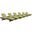 Convene Espresso Peridot Chaise Outdoor Patio Set of 6