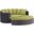 Convene Espresso Peridot Outdoor Patio Daybed