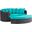 Convene Espresso Turquoise Outdoor Patio Daybed