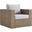 Convene Outdoor Patio Armchair In Cappuccino Gray