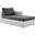 Convene Outdoor Patio Right Chaise In Light Gray/Charcoal