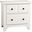 Cool Farmhouse 2 Drawer Night Stand In Soft White