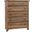Cool Farmhouse 5 Drawer Chest In Natural