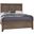 Cool Farmhouse King Panel Bed In Grey