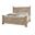 Cool Rustic King X Bed with X Footboard In Clear Maple
