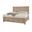 Cool Rustic Queen Mansion Bed with Footboard Storage In Clear Maple