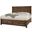 Cool Rustic Queen Mansion Bed With Footboard Storage In Mink