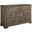 Cool Rustic Stone Grey 7 Drawer Dresser
