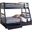 Ashton Twin Over Full 2-drawer Bunk Bed Navy Blue
