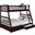 Ashton Twin Over Full 2-drawer Bunk Bed Cappuccino