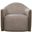 Cora Swivel Chair In Brown