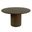 Coral Round Wood Pedestal Dining Table In Walnut