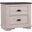Coralee Night Stand In Chalk and Grey