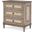 Corbett Nightstand In Sage Green and Cream