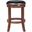 Cordova 24 Inch Swivel Backless Counter Stool In Cappuccino