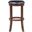 Cordova 29 Inch Swivel Backless Bar Stool In Cappuccino