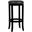 Cordova 29 Inch Swivel Bakckless Bar Stool In Black