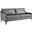 Corland Gray Leather Sofa