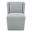 Cormac Rolling Dining Chair In Slate Green
