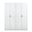 Cornelia 2-Piece Wardrobe Closet In White