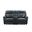 Corry Power Reclining Console Loveseat with Power Head Rests, Power Lumbar and Hidden cupholders In Dark Blue