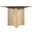 Corvina Oak Veneer Dining Table In Natural and Natural