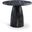 Cosenza 36 Inch Marble Finish Concrete Dining Table In Black