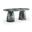 Cosenza 78 Inch Marble Finish Concrete Dining Table In Green