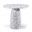 Cosenza Concrete Indoor and Outdoor Bar Table In White
