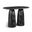 Cosenza Concrete Indoor and Outdoor Counter Height Table In Black