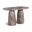 Cosenza Concrete Indoor and Outdoor Counter Height Table In Brown