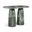 Cosenza Concrete Indoor and Outdoor Counter Height Table In Green