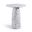 Cosenza Concrete Indoor and Outdoor Counter Height Table In White