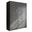 Cosmo 3-Door Wardrobe with Raised Panel Doors In Gray