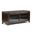 Cosmopolitan Solid Wood TV Media Stand In Mahogany Brown