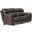 Costa Lay Flat Reclining Sofa In Chocolate