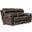 Costa Power Lay Flat Reclining Sofa In Chocolate