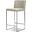 Counter Stool Tate Wheat Leather, Brushed Ss